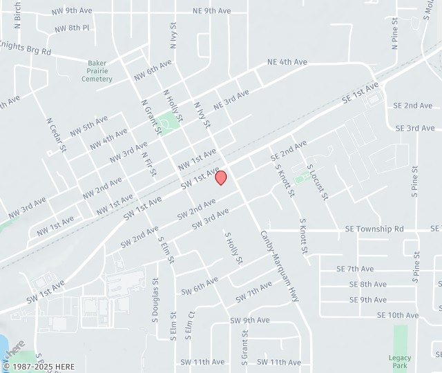 Location Map: 178 SW 2nd Ave Canby, OR 97013