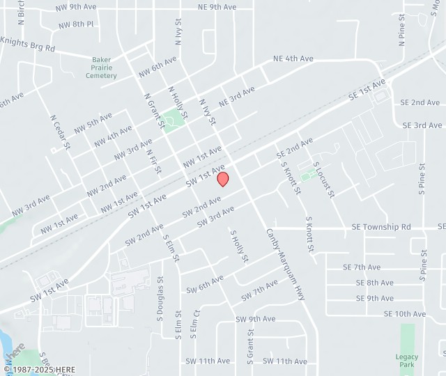 Location Map: 178 SW 2nd Ave Canby, OR 97013